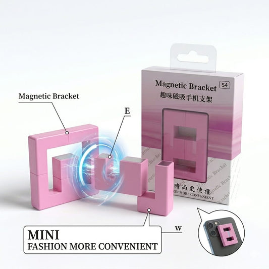 Universal Magnetic Mobile Bracket S4 - Mini Portable Phone Stand