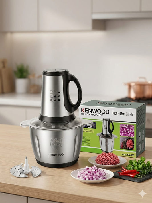 Multi-Function Food Processor 3-Lt and 5-Lt Capacity - Hand blender - Stainless steel bowl - Meat chopper - Grinder machine - Qeema machine