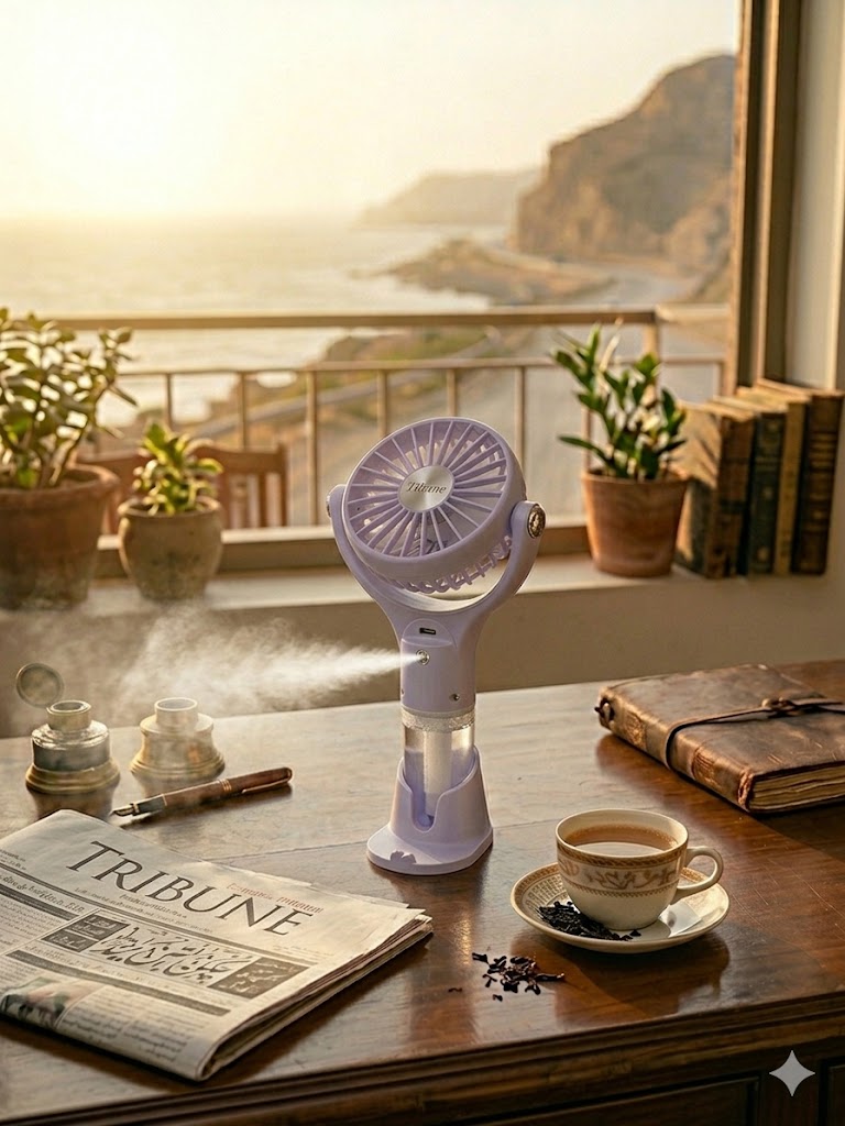 Portable Water Spray Mist Fan Air Humidifier USB Small Handheld Fan Cooler